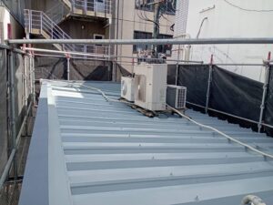 福岡県福岡市　屋根塗装工事　完了