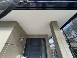 筑紫野市塗装工事　天井塗装完了