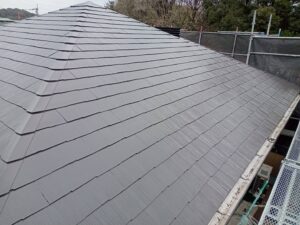 福岡県　筑紫野市　屋根塗装工事　完了