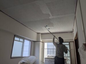 福岡市中央区赤坂　室内　塗装工事