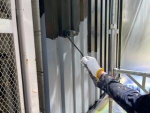 福岡県外壁塗装工事　パーフェクトトップ1回目
